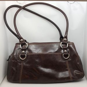 Giani Bernini Brown Satchel Purse 👜